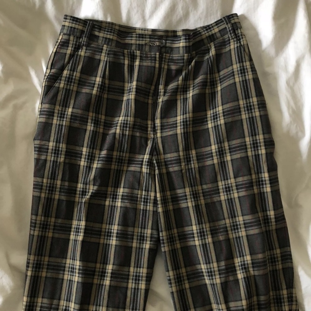 plaid pants